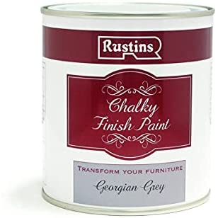 CHALKY FINISH PAINT GREY 250ML RUSTINS