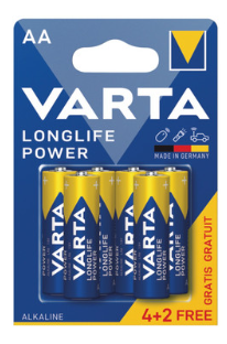 VARTA ALKALINE HIGH ENERGY AA 4+2