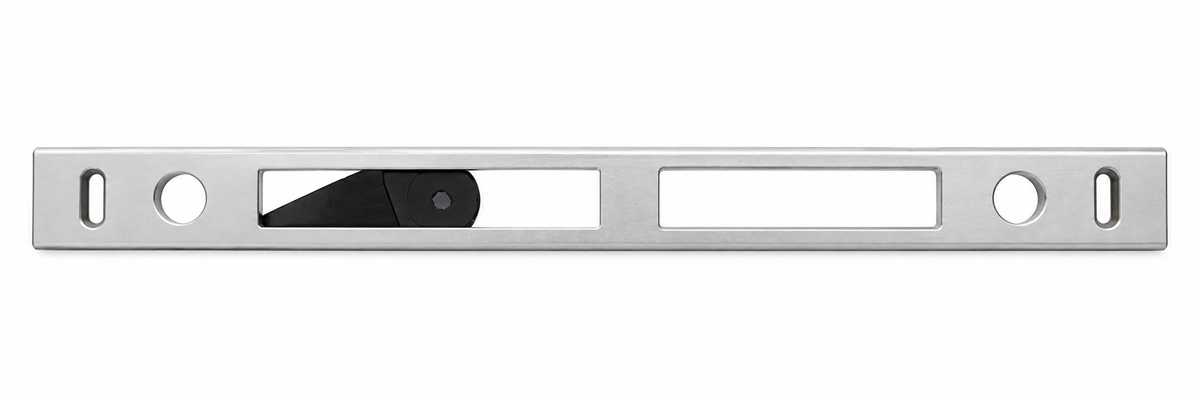 LOCK STRIKE PLATE FOR ALUMINIUM DOOR 2000 GREY