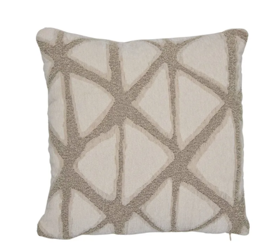 DUNE 40X40CM BEIGE JACQUARD CUSHION