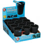 ASHTRAY FLOWERPOT(12) BLACK