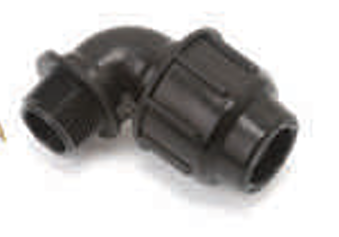 BEND PP THREADED MALE 25MMX3/4"BSP