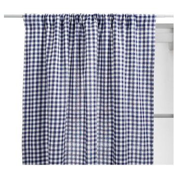 CURTAIN GROOVE BLUE 140X260CM