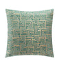 CUSHION COVER GEOMETRIC GREEN 40X40