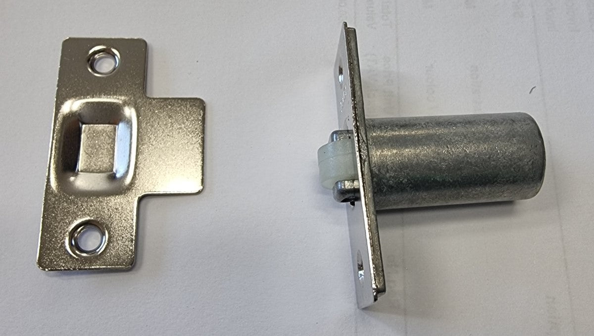 SLIDING DOOR LOCK NICKEL
