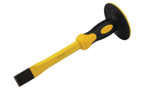 FLAT CHISEL 25MMX305MM WITH RUBBER HANDLE FF GROUP