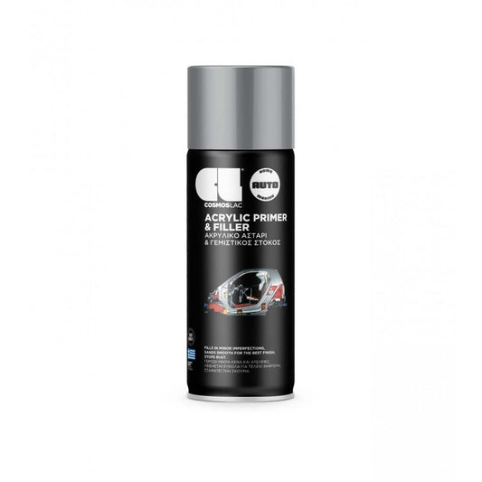 SPRAY GREY FILLER ACRYLIC PRIMER N342 400ML COSMOSLAC