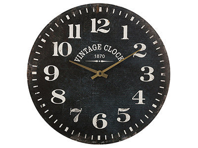 38CM MDF WALL CLOCK