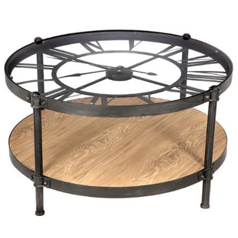 CLOCK COFFEE TABLE