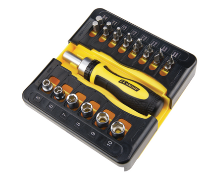 RATCHET SCREWDRIVER SET 23IN1 FF GROUP