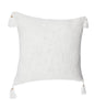 CUSHION COVER SLUB WHITE 40X40