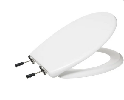 SOFTC TOILET SEAT ANTIBAC WHITE