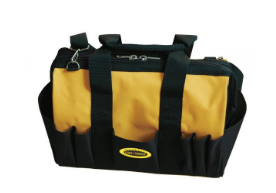 RUBBER BOTTOM TOOL BAG 410X240X240MM CROWNMAN