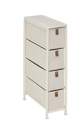 4 DRAWERS CHEST BEIGE TISSA