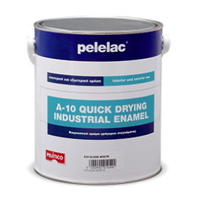 A-10 QUICK DRYING ENAMEL WHITE MATT 1L