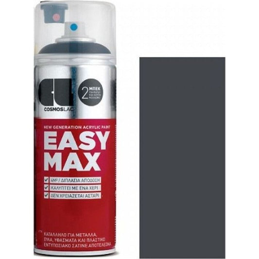 SPRAY EASY MAX DARK GREY RAL7015 NO.806 400ML COSMOSLAC