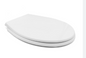 TOILET SEAT WHITE + ZINC