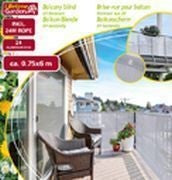 BALCONY BLIND 0,75X6MTR PE