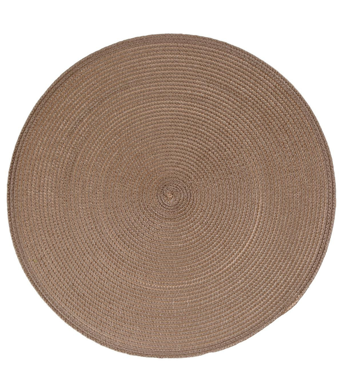 PLACEMAT BRAID ROUND TAUPE