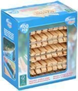 WOODEN CLOTHES PEGS 100PC