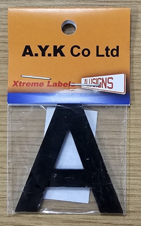 SIGN PVC HOUSE LETTER 4.5CM "A"