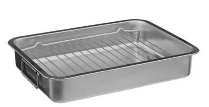 OVEN DISH SS 39.5X29.5CM