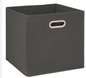 STORAGE BOX 31X31 DARK GREY