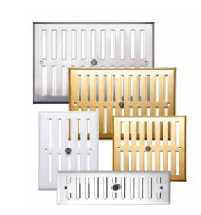 VENTILATION GRILL ALUMINIUM ADJUSTABLE 0.8MM 17X19CM