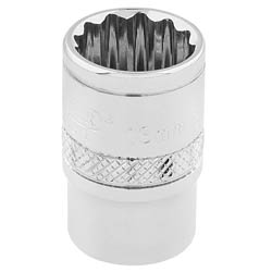 SOCKETS 12POINT 3/8 DR-PCKD 13MM