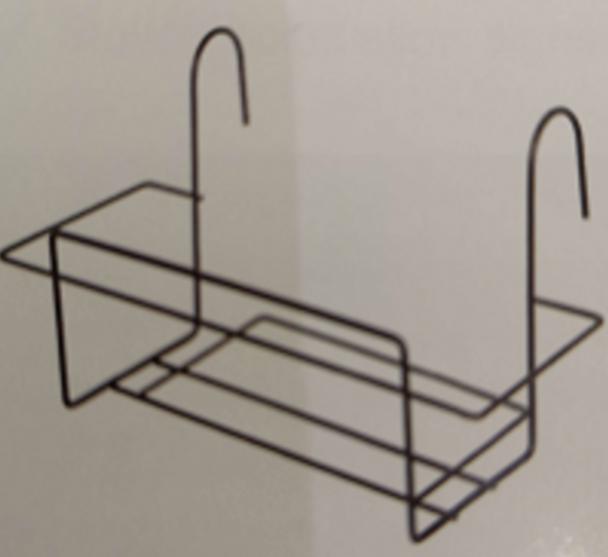 WINDOW BOX IRON BRACKET HHG 65cm