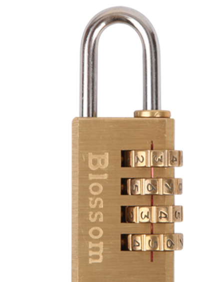 PADLOCK 28MM COMBINATION 3PCS BLISTER BL