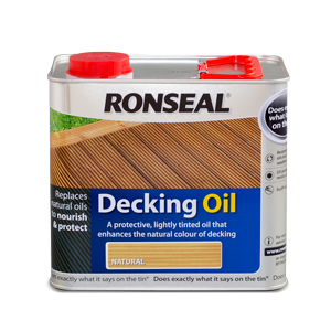 DECKING OIL NATURAL OAK 2.5L