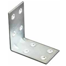 WIDE ANGLE BRACKET 40X40X30X2MM NICKEL