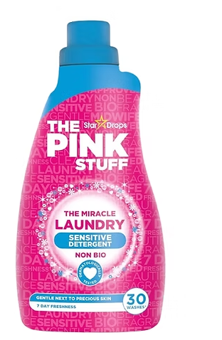THE PINK STUFF LAUNDRY SENSITIVE DETERGENT NON BIO 960ML