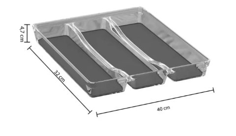 3 PART CUTLERY HOLDER TS PET