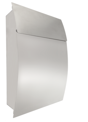 MAILBOX STAINLESS STEEL SILVER 460X120X320X0,6MM FF GROUP