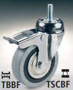 WHEEL TBBF 80 Z.G. M10X25 RIV 60KG