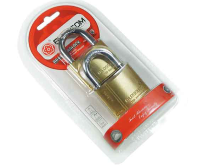 PADLOCK 20MM SET 2PCS BLISTER BLOSSOM
