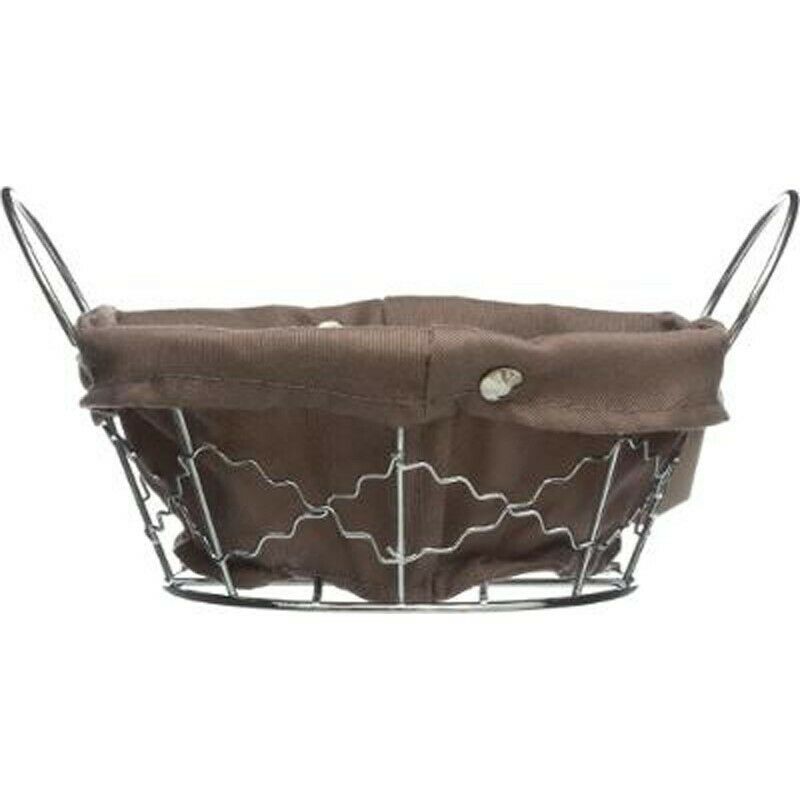 METAL BASKET +TEXTILE PM TAUPE