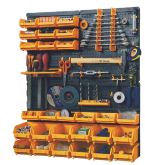 SET OF 4 PLASTIC TOOL PANELS 323X17X385MM