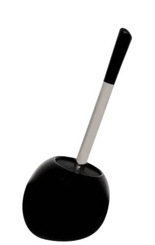 BLACK TOILET BRUSH SILK COLOR