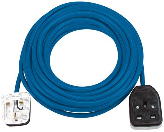 EXTENSION CABLE 14M BLUE H05VV3G1,5MM, 240V