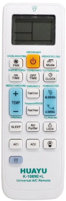 REMOTE CONTROL AIR-CONDITIONER K-1089E+L