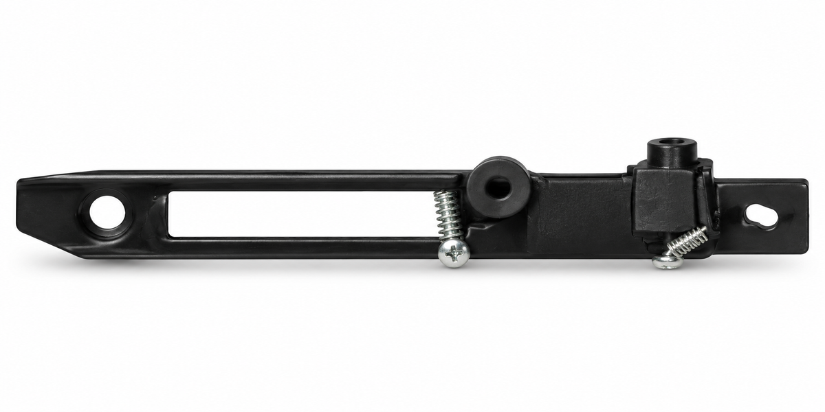 LOCK STRIKE PLATE FOR ALUMINIUM DOOR 2000  BLACK