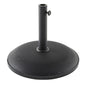 UMBRELLA ROUND BASE CONCRETE BLACK 25KG