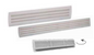VENTILATION GRILL ABS 4X49.7 RECESS MOUNTING + NET WHITE