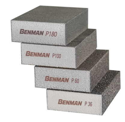 P60 4-SIDED BLOCK RED 100X68X25MM BENMAN