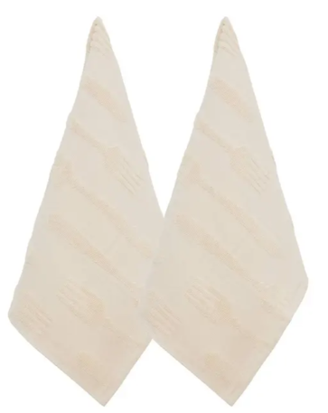 KITCHEN TOWEL TERRY X2 45X70CM BEIGE LINEN