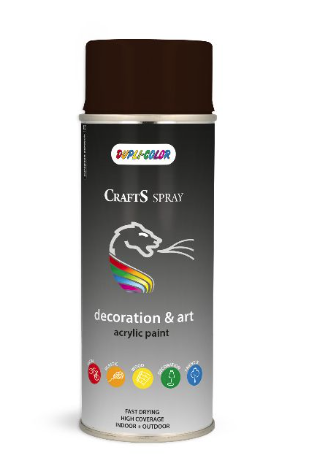 ΣΠΡΕΪ ΒΑΦΗΣ MOTIP CRAFTS ΚΑΦΕ RAL 8017 400ML