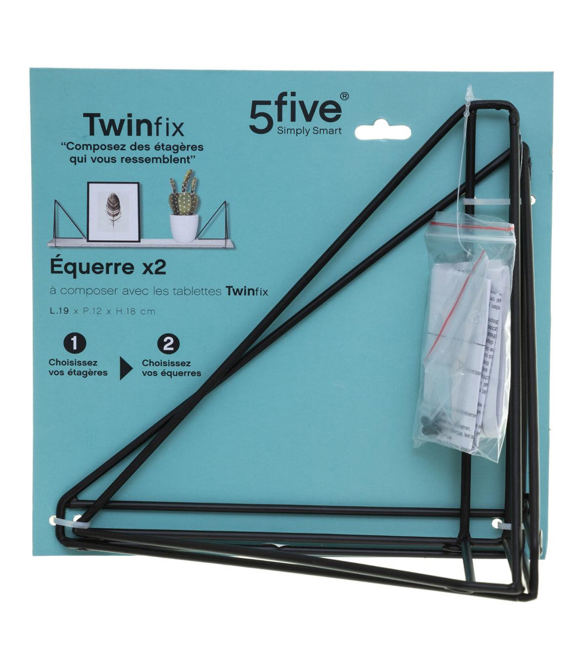 WIRED METAL BRACKET X2
